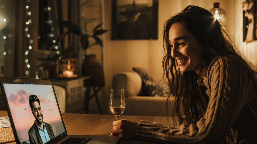 Conselhos para relações sugar à distância cena romatica por facetime